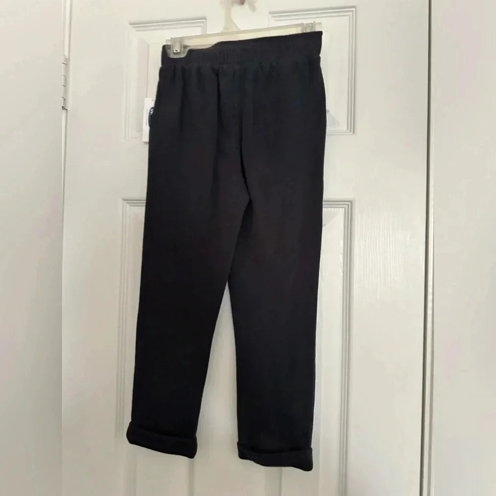 NWT Old Navy - Navy Blue Fleece-Lined cargo style knit pants. 5T - Picture 2 of 5